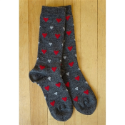 Socks-Alpaca Heart Pattern